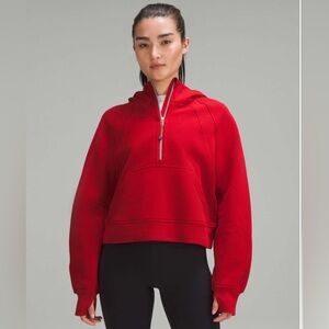 Lululemon Scuba Oversized Half-Zip Hoodie
College Crimson size xs/s